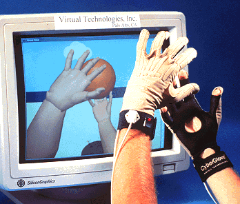 screen and glove